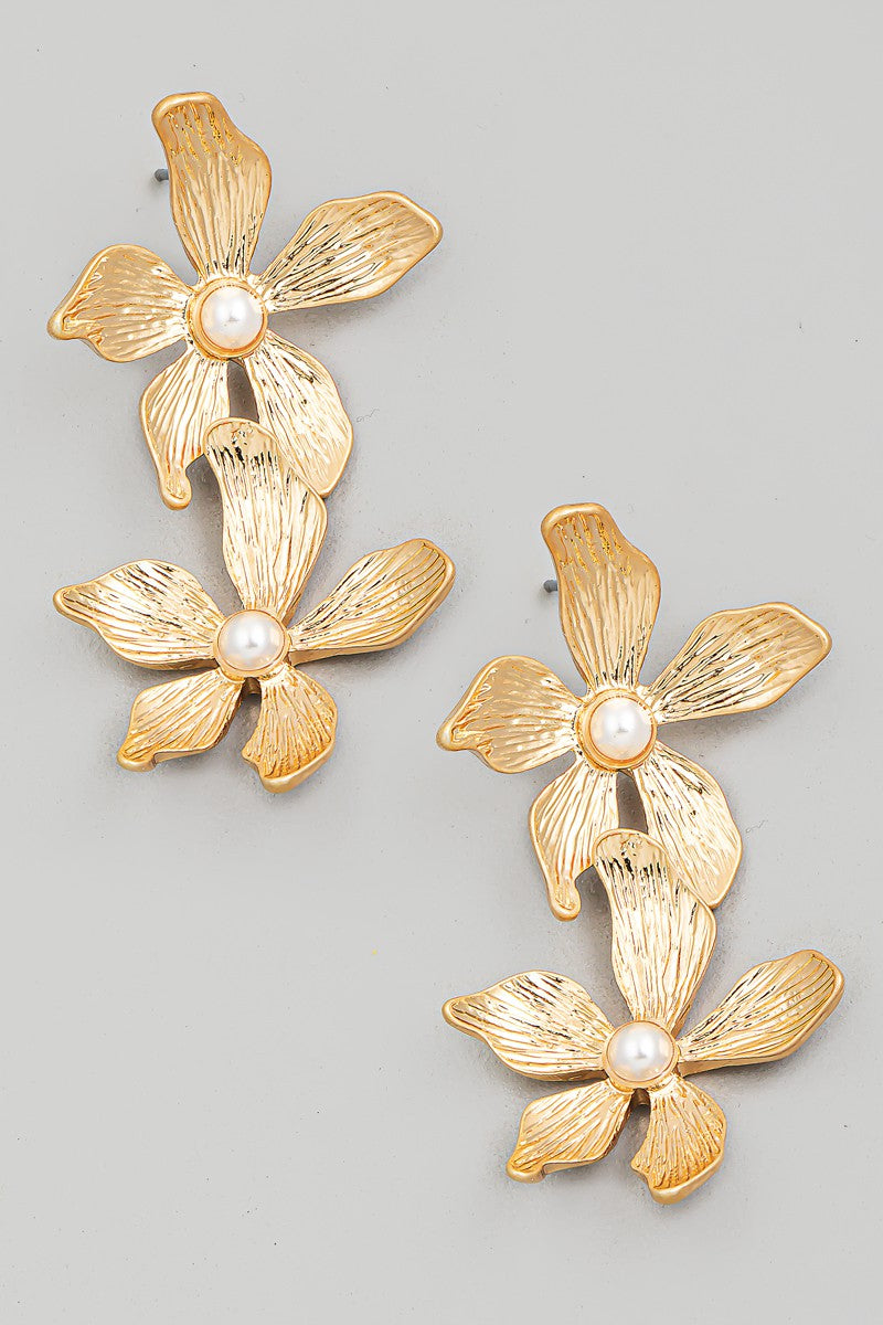 Drop Flower Earrings