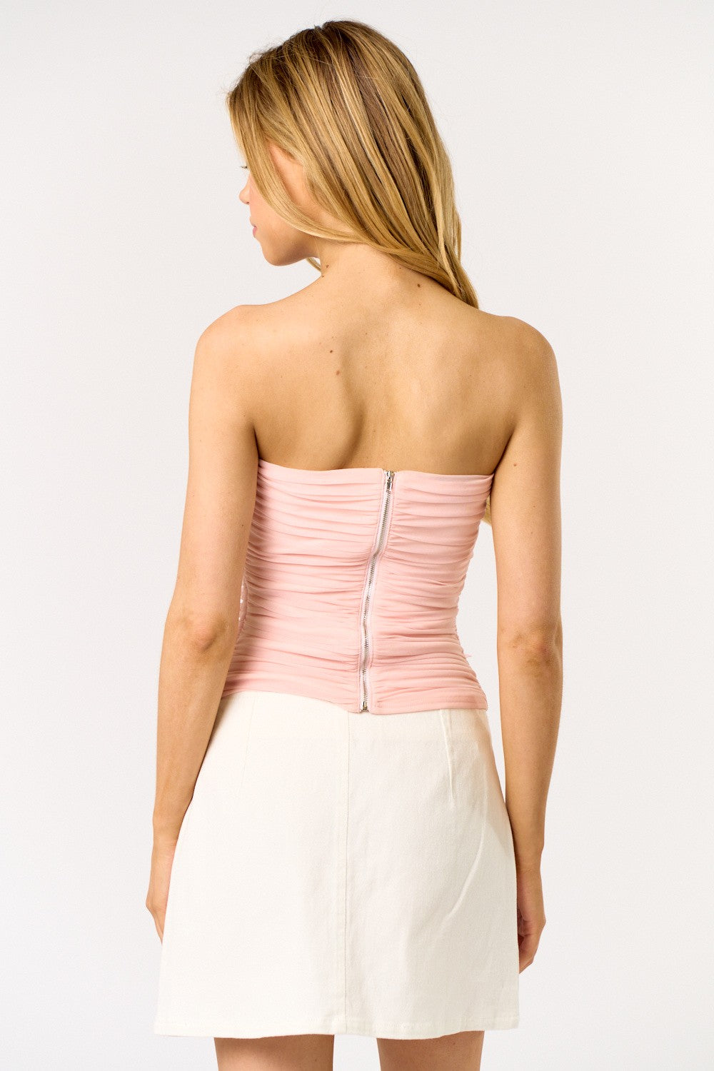 In Bloom Ruched Tube Top