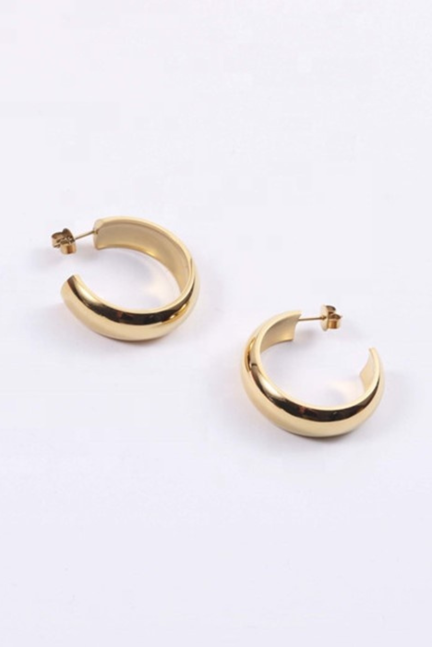 Classic Open Hoop Earrings