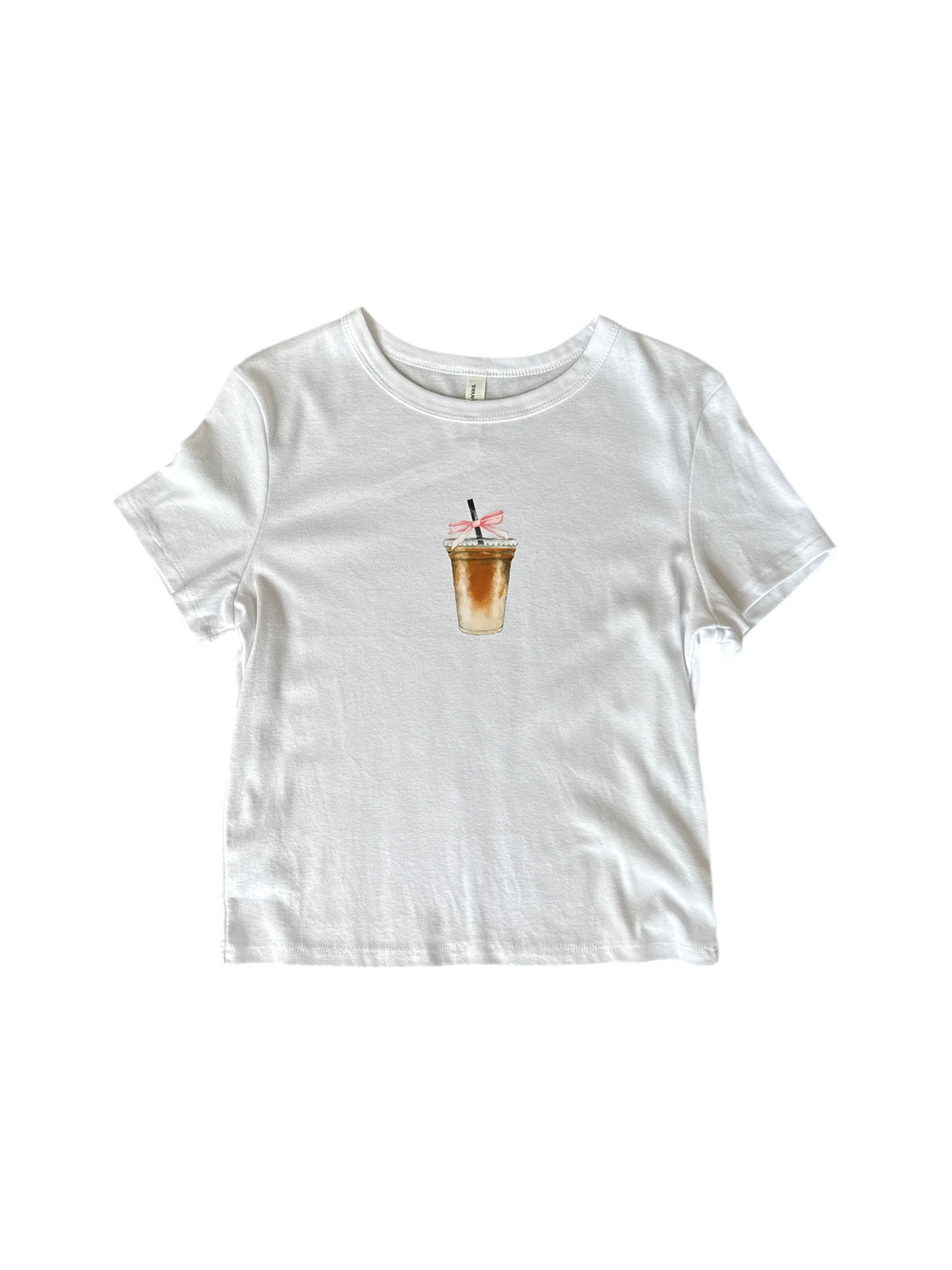 Iced Coffee Baby Tee — XL
