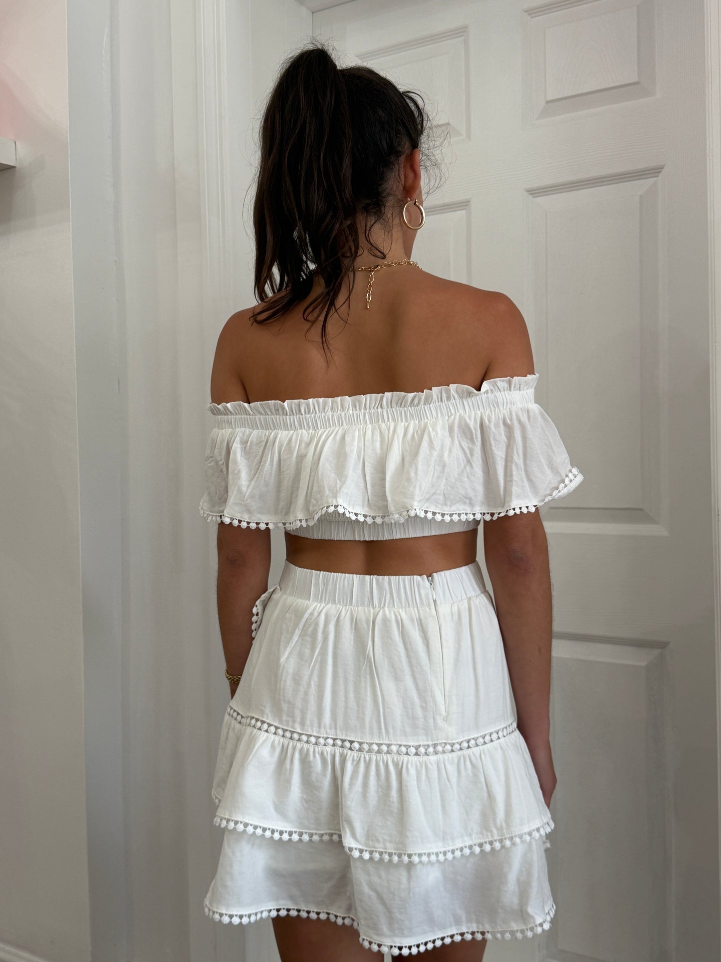 Coastal Shores Off The Shoulder Top