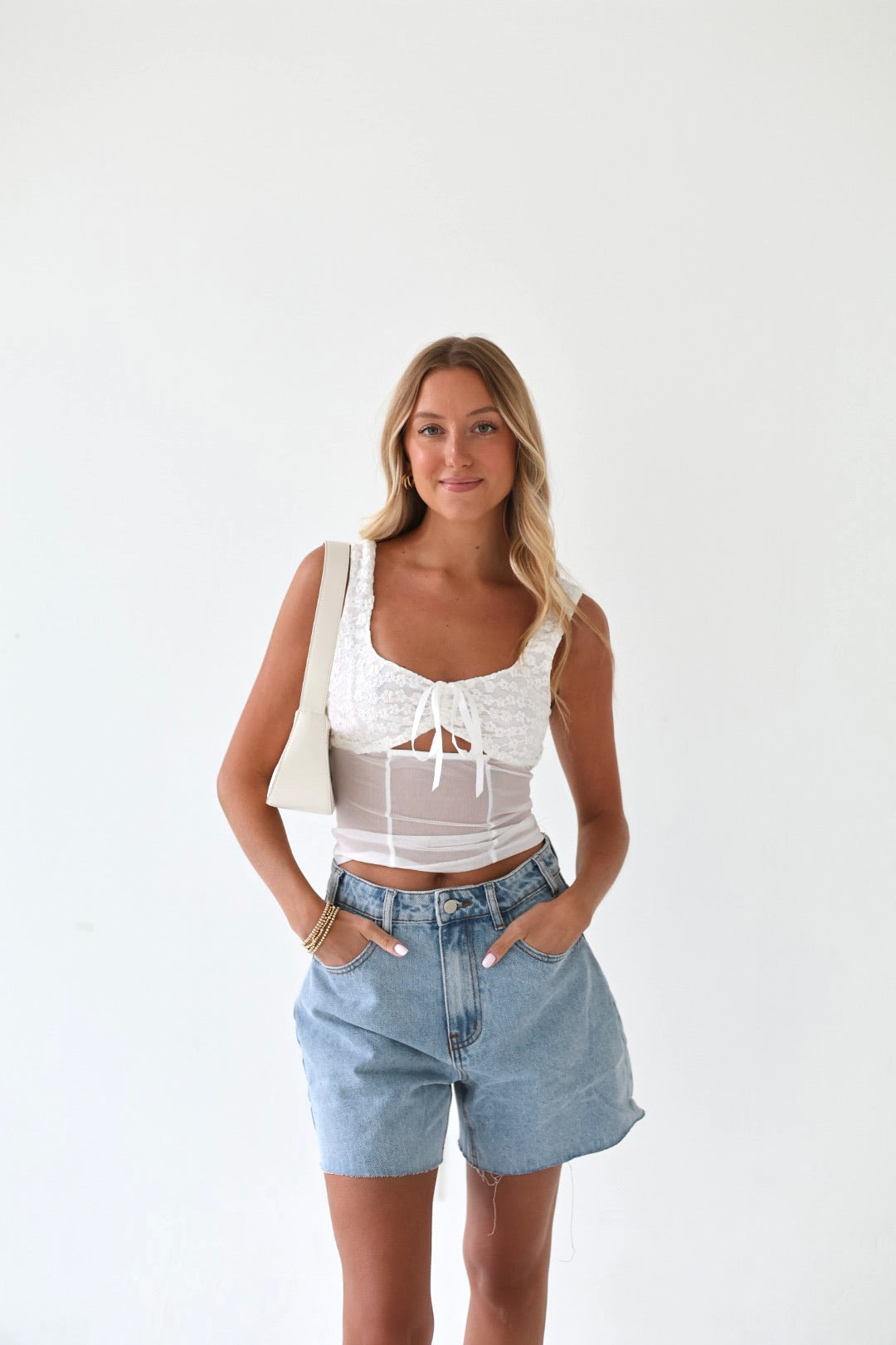 Walk on By Denim Shorts