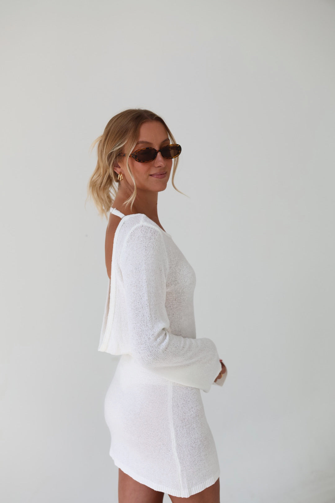 Aurora Knit Dress - Off White