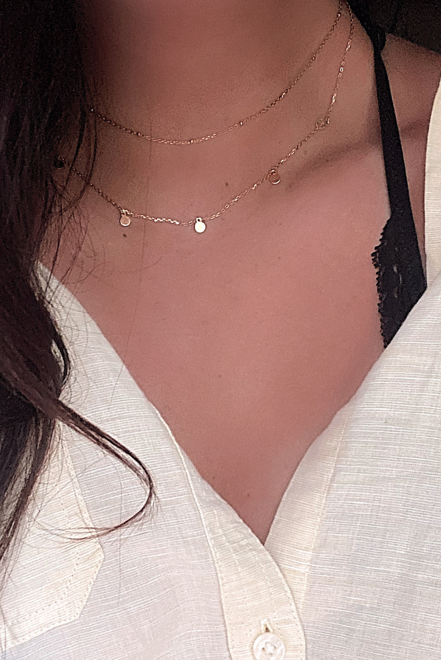 Disc Chain Necklace