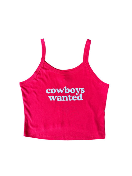 Cowboys Wanted Tank — XL