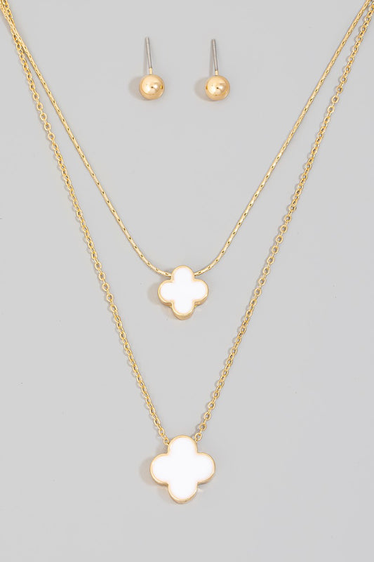 Clover Layered Necklace