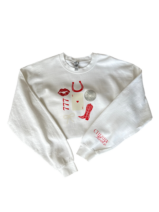 Cherry Rodeo Crewneck — L