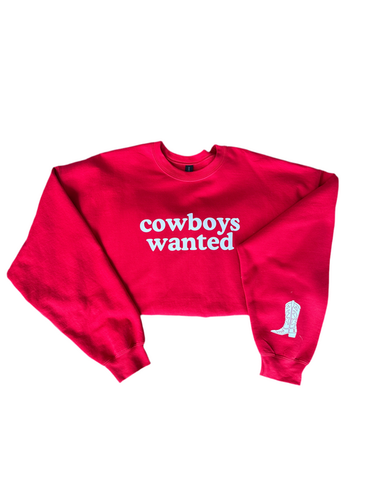 Cowboys Wanted Crewneck — 2XL
