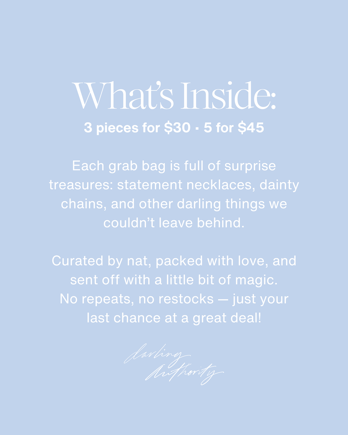 Jewelry Grab Bags