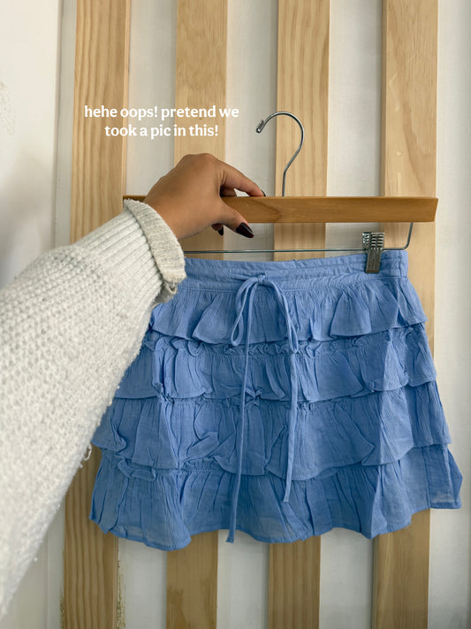 Sweetheart Szn Skort — Blue