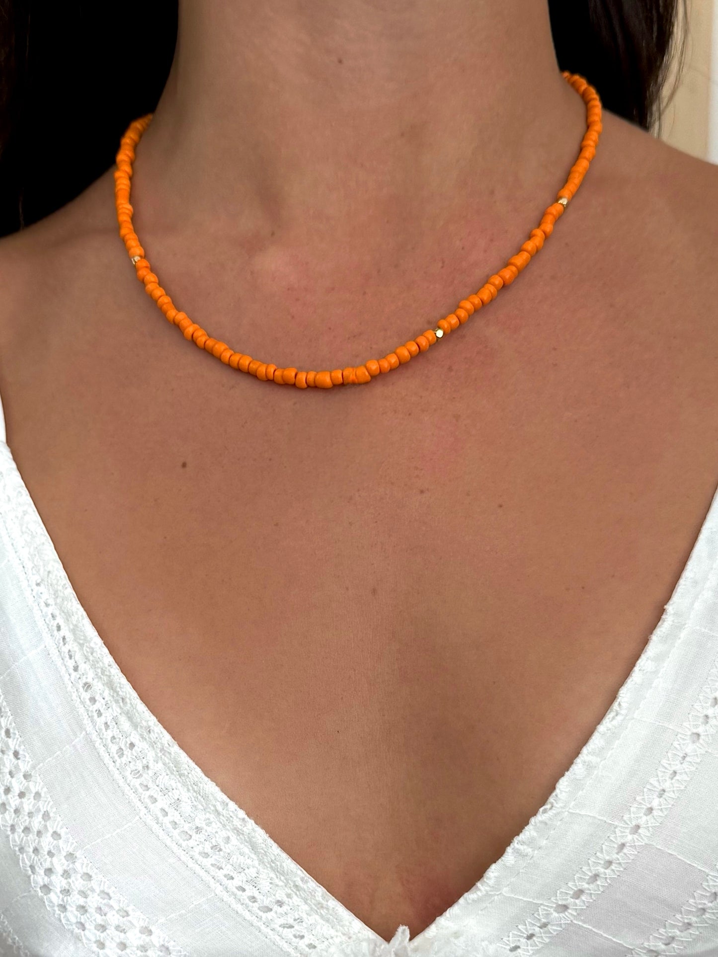 The Marigold Beaded Necklace