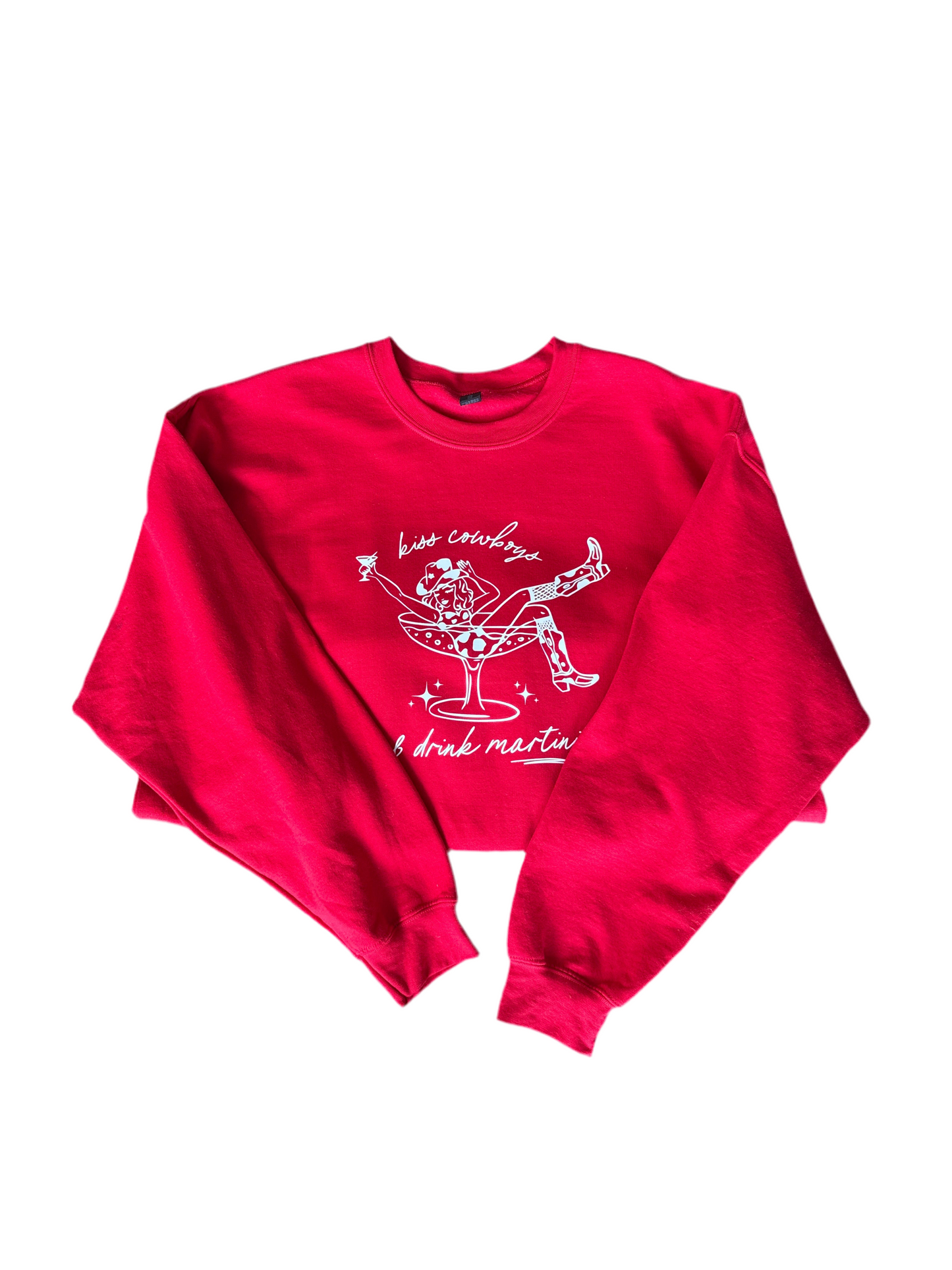 Kiss Cowboys Crewneck — XL