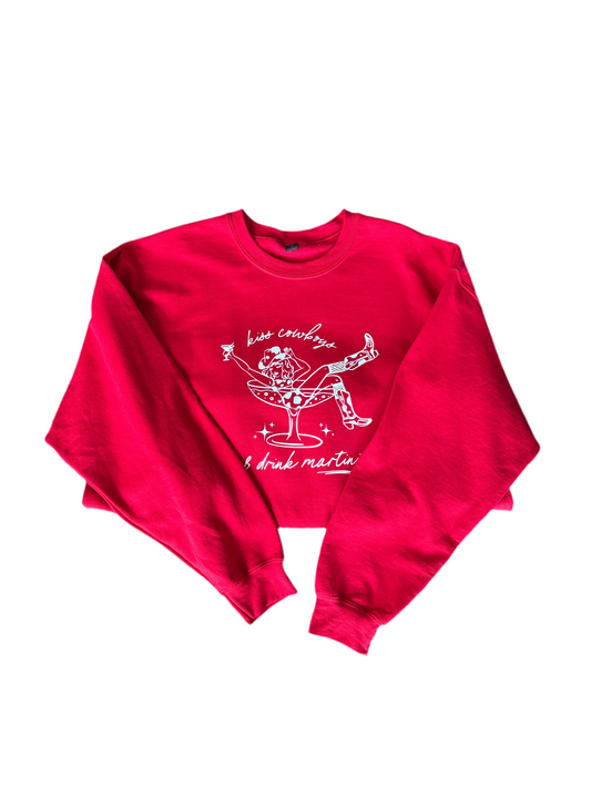Kiss Cowboys Crewneck — XL