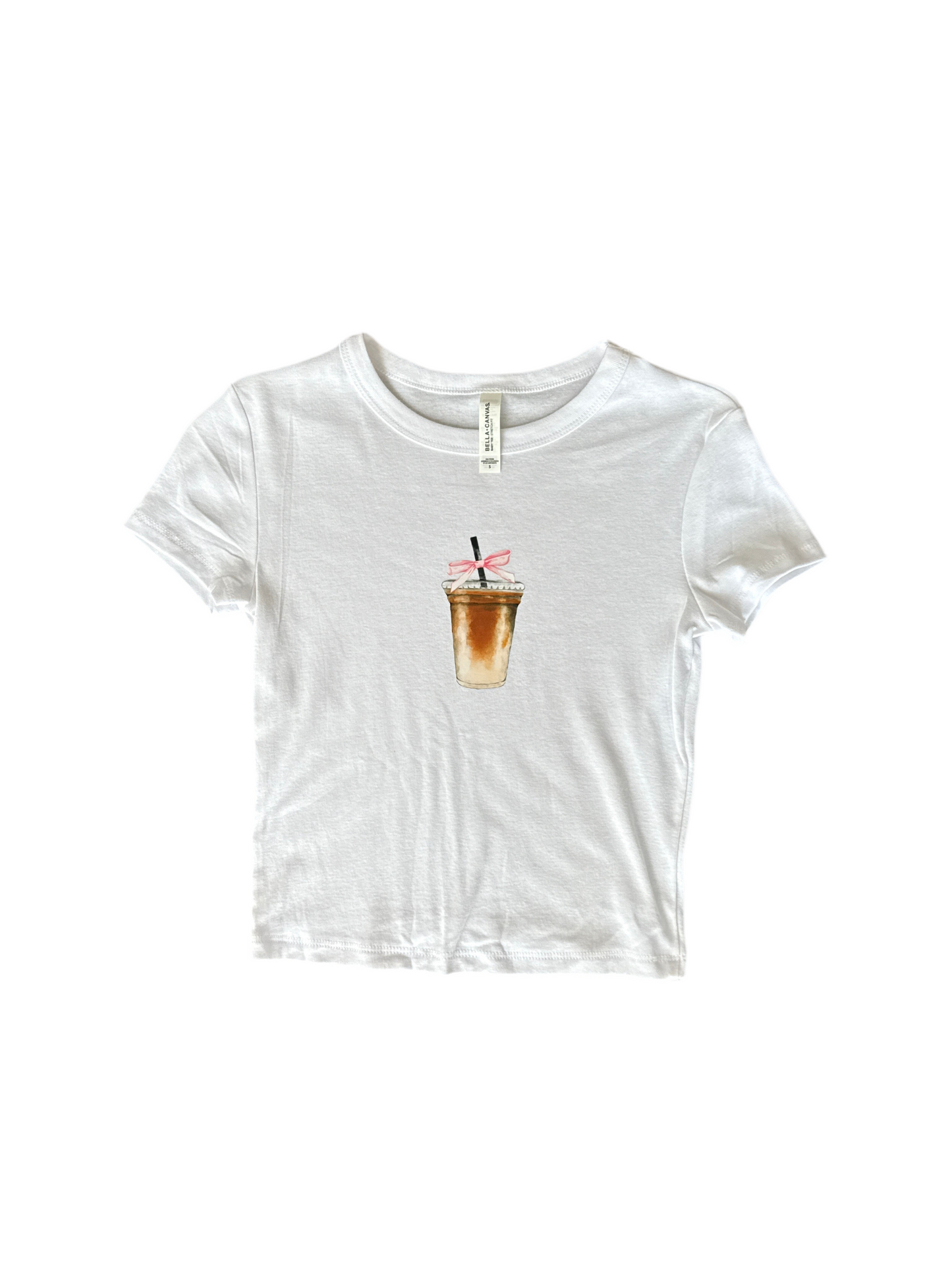 Iced Coffee Baby Tee — S