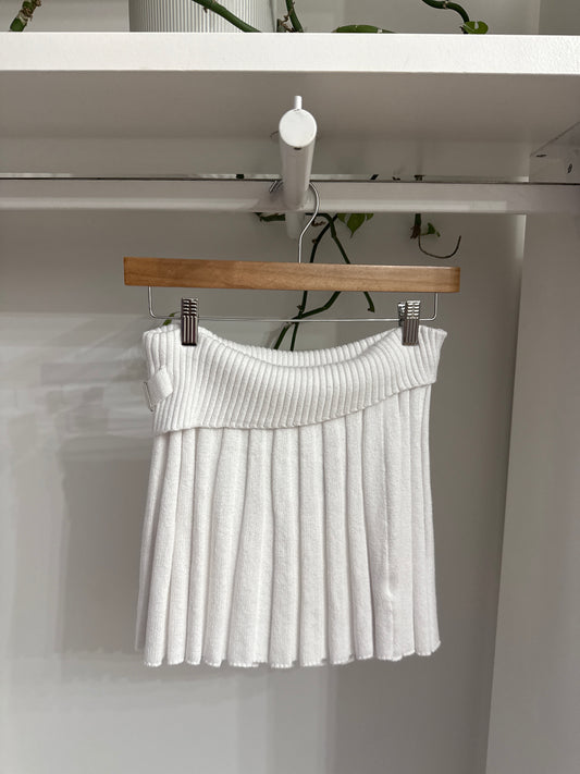 Knit Pleated Skirt