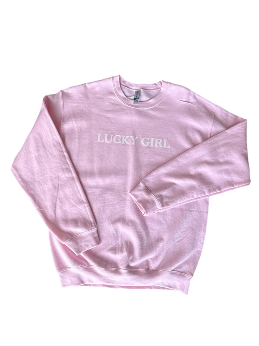 Lucky Girl Crewneck — M
