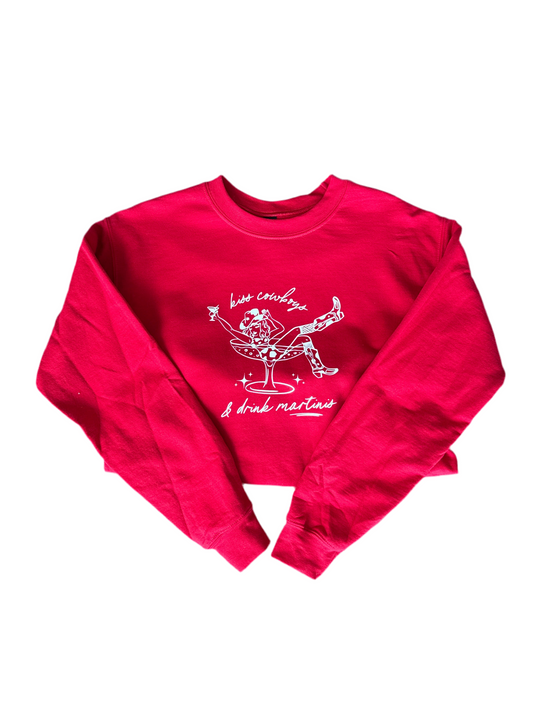 Kiss Cowboys Crewneck — S