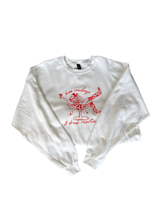 Kiss Cowboys Crewneck — XL