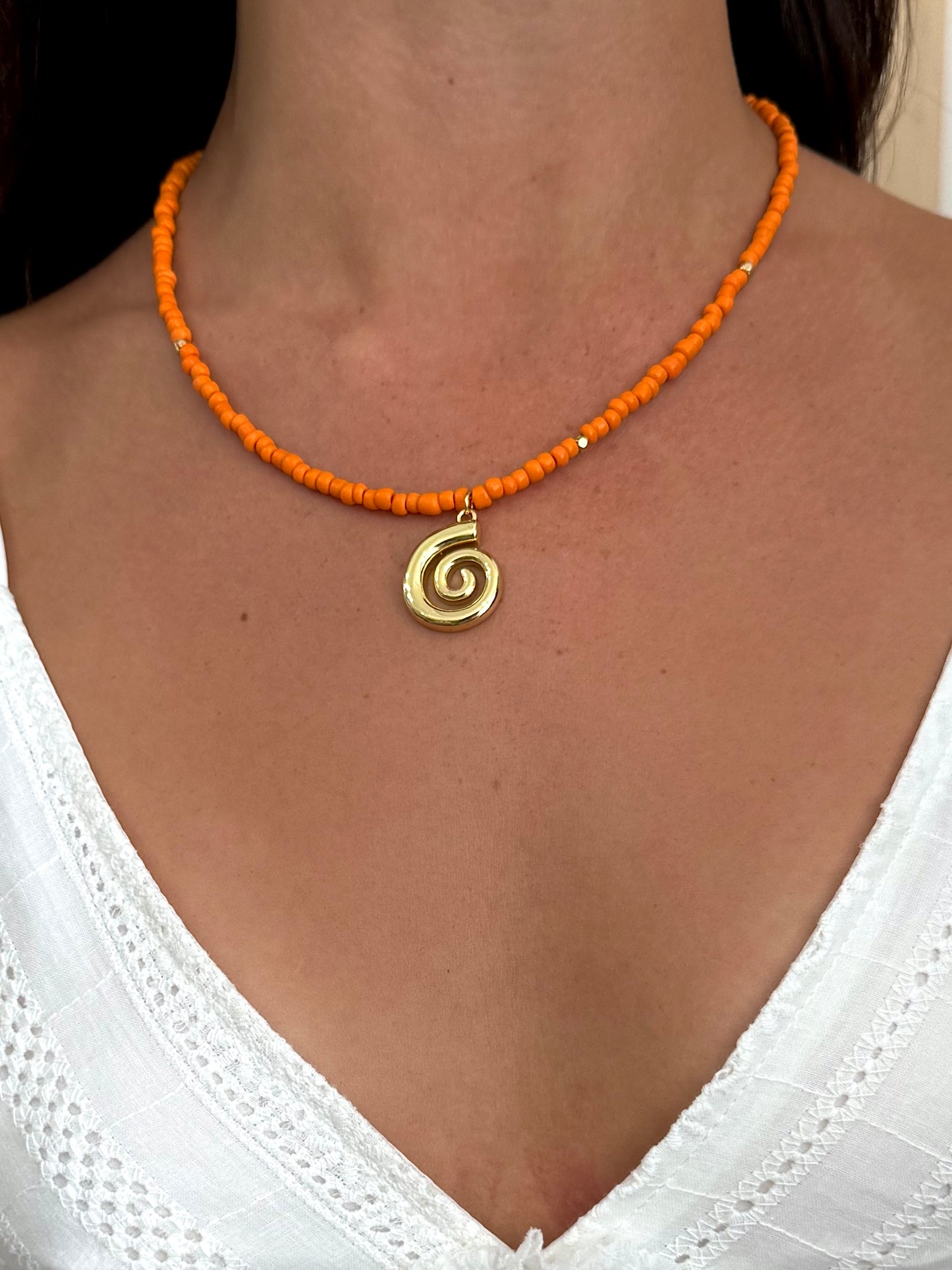 The Marigold Beaded Necklace