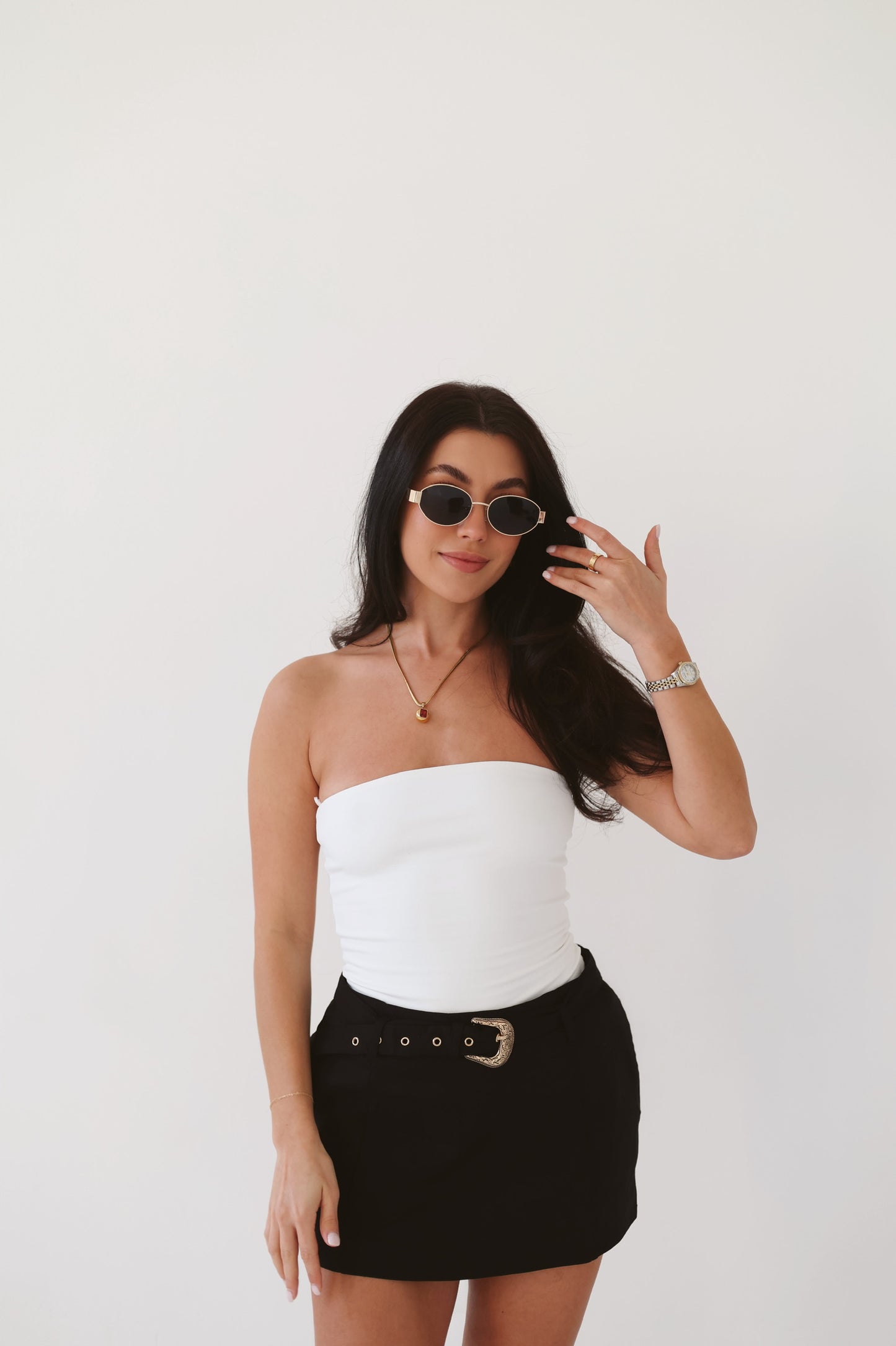 Effortless Tube Bodysuit - White