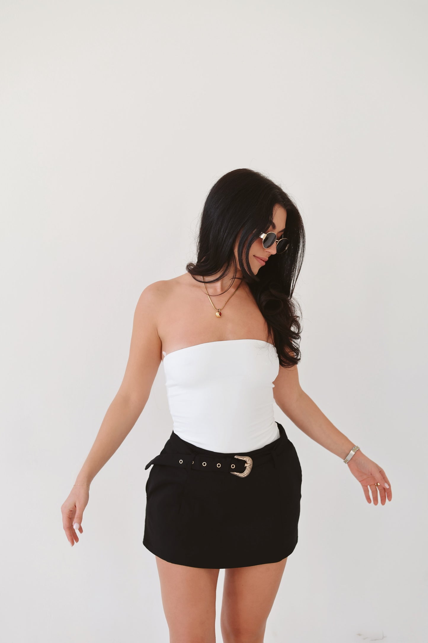 Effortless Tube Bodysuit - White